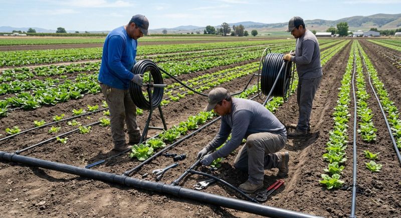 Crop Irrigation Installation in Ventura County, CA
