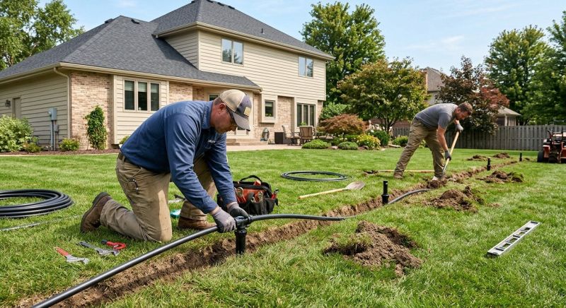 Grass Sprinkler Installation in Aiken, SC
