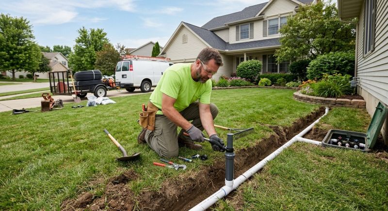 Sprinkler System Relocation in Aiken, SC