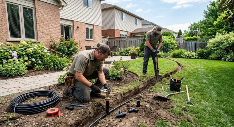 Garden Sprinkler Installation in Aiken, SC