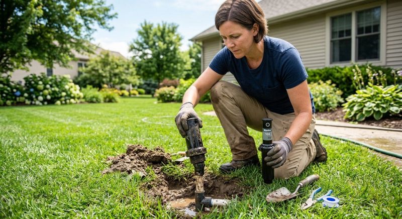 Sprinkler Head Replacement in Aiken, SC